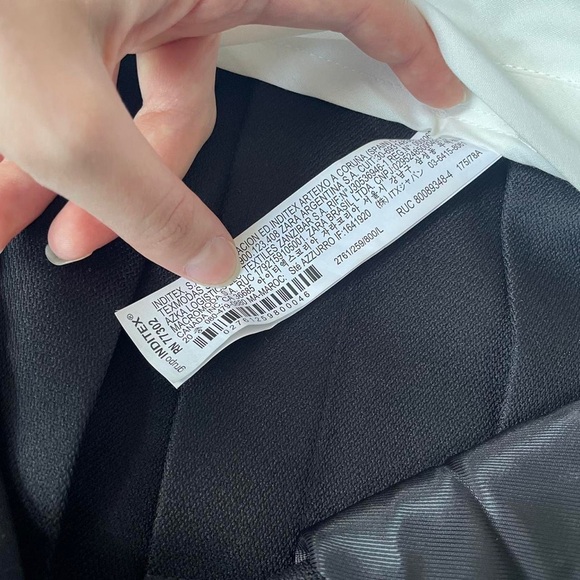 zara black pleated mini skirt size L - Picture 4 of 7